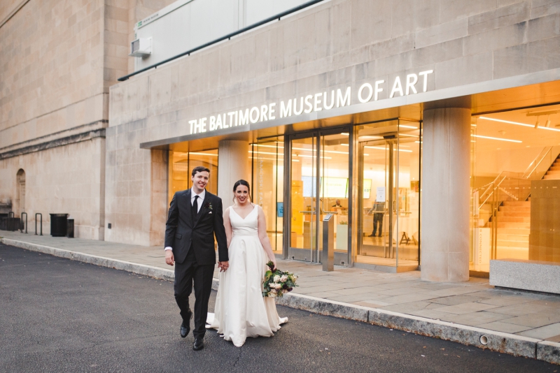 Baltimore Museum of Art Wedding Photographer | sam + David | Creative Baltimore Wedding Photographer 